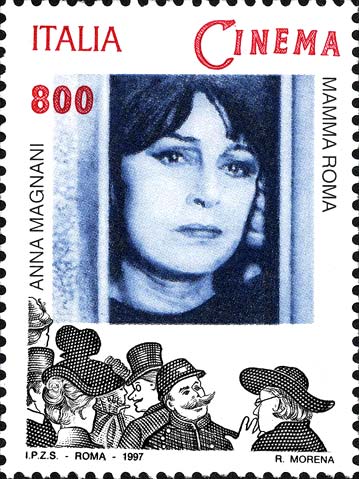 Francobollo Mamma Roma, Film con Anna Magnani -  1997