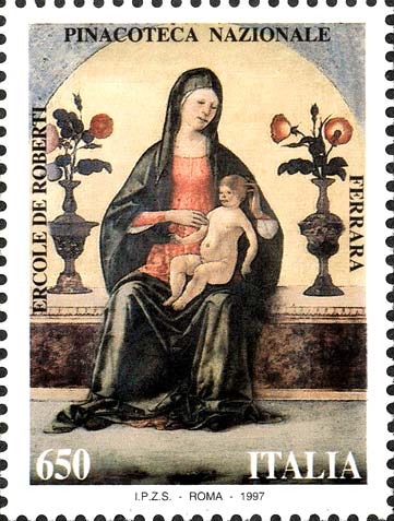 Francobollo Pinacoteca Nazionale di Ferrara -  1997
