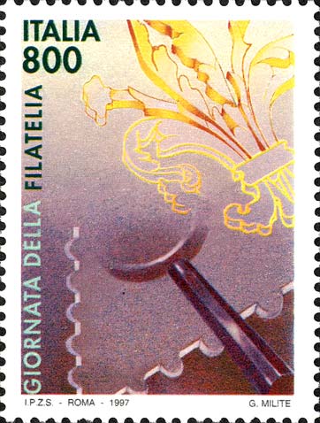Francobollo Lente e Giglio -  1997