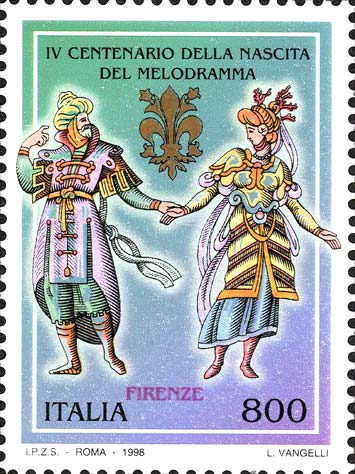 Francobollo Antichi Costumi Teatrali -  1998