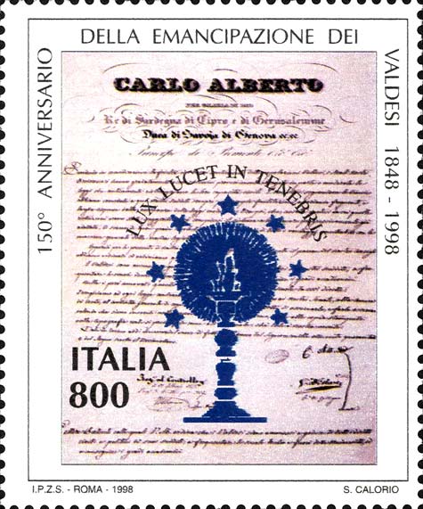 Francobollo Testo delle Lettere Patenti -  1998