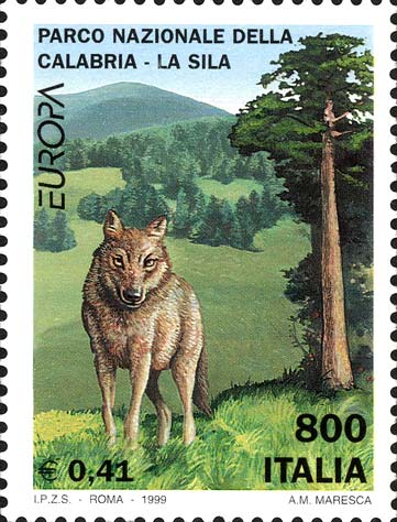 Francobollo Parco Nazionale della Calabria, Sila -  1999