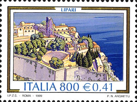 Francobollo Lipari -  1999