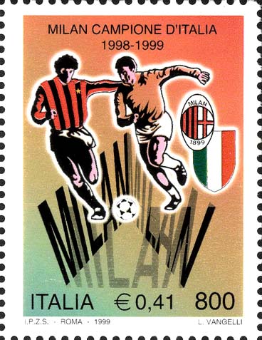 Francobollo Giocatori -  1999