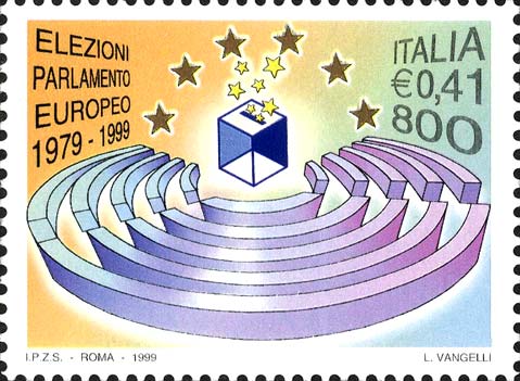 Francobollo Urna e Semicerchio -  1999
