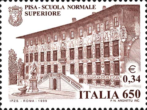 Francobollo Scuola Normale Superiore di Pisa -  1999