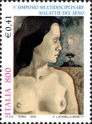 Francobollo Nudo di Donna -  2000