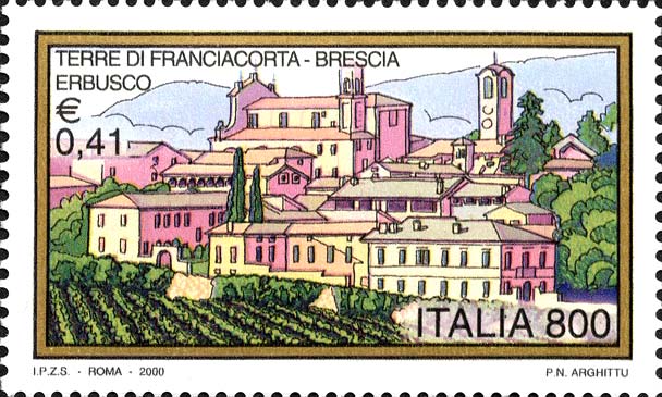 Francobollo Terre di Franciacorta -  2000