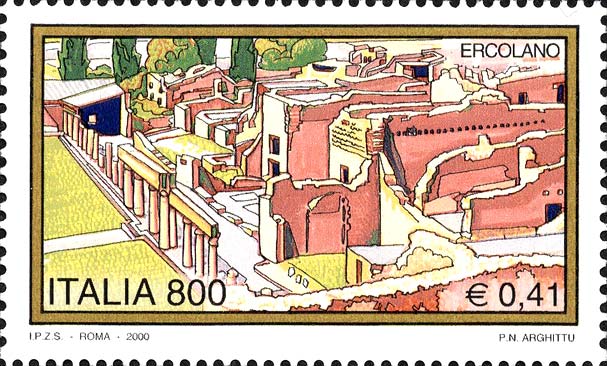 Francobollo Ercolano -  2000