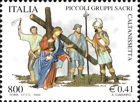 Francobollo Via Crucis -  2000