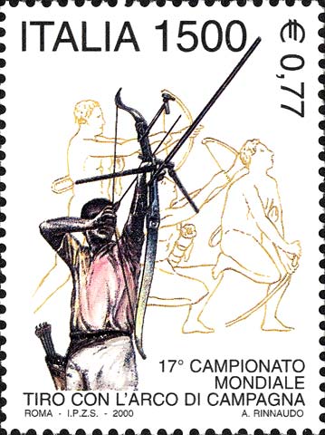Francobollo Arciere -  2000