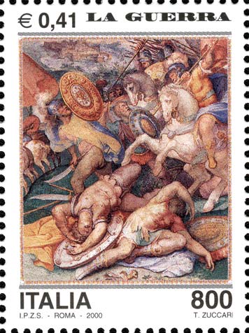 Francobollo Scena di Battaglia -  2000