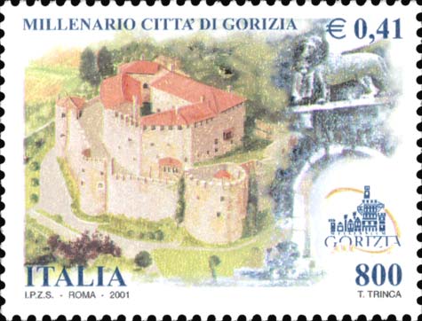 Francobollo Castello di Gorizia -  2001