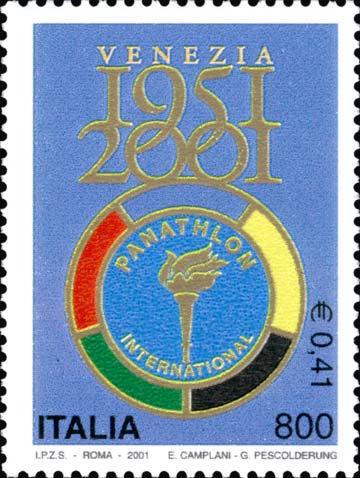 Francobollo Logo del Panathlon -  2001