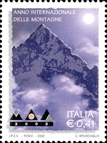 Francobollo Monviso -  2002