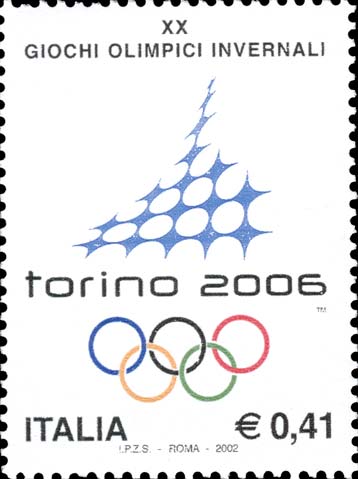 Francobollo Logo dei Giochi Olimpici Invernali -  2002