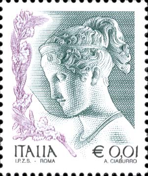 Francobollo Statua di Donna Realizzata da Antonio Canova -  2002