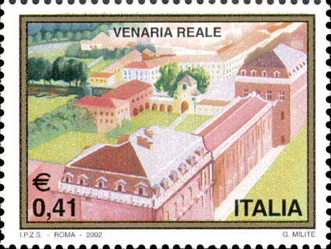 Francobollo Venaria Reale -  2002