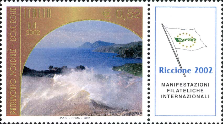 Francobollo Isole Eolie -  2002