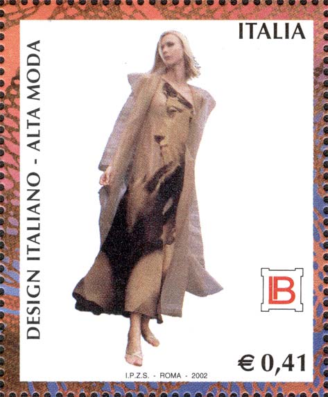Francobollo Laura Biagiotti -  2002