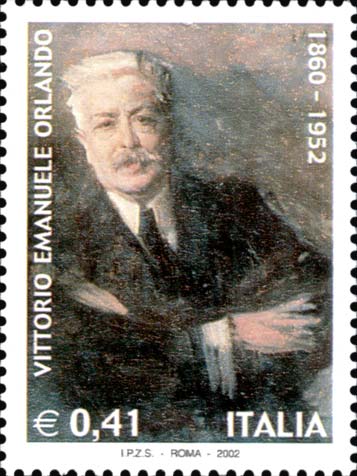 Francobollo Ritratto di Vittorio Emanuele Orlando -  2002