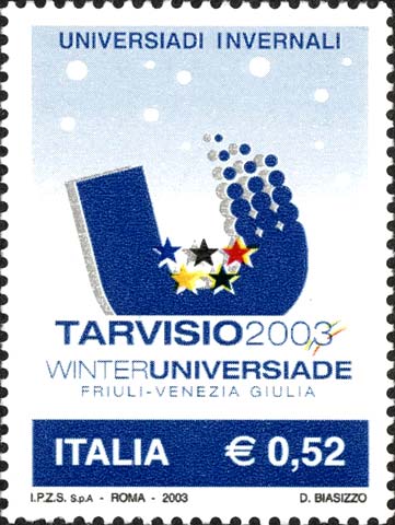 Francobollo Lettera "U" e Diciture -  2003