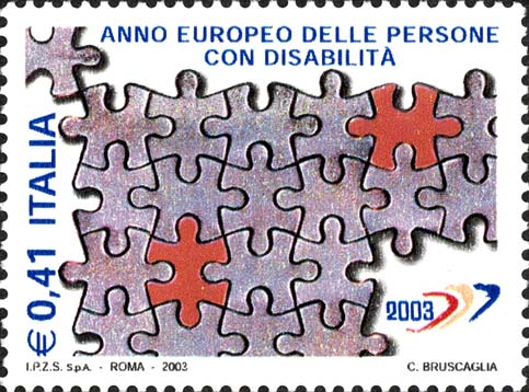 Francobollo Puzzle -  2003