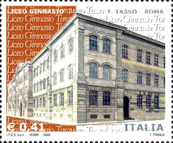 Francobollo Liceo Tasso -  2003