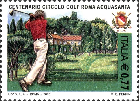 Francobollo Golfista -  2003