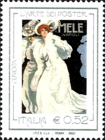 Francobollo Donna Vestita di Bianco -  2003