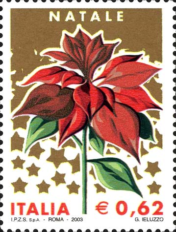 Francobollo Stella di Natale -  2003