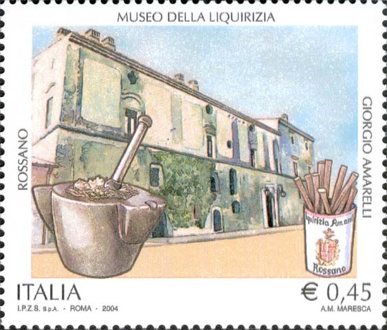Francobollo Rossano, Museo della Liquirizia -  2004