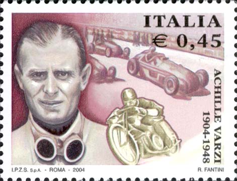 Francobollo Ritratto di Achille Varzi -  2004