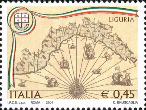 Francobollo Liguria -  2004