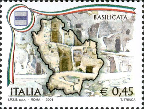 Francobollo Basilicata -  2004