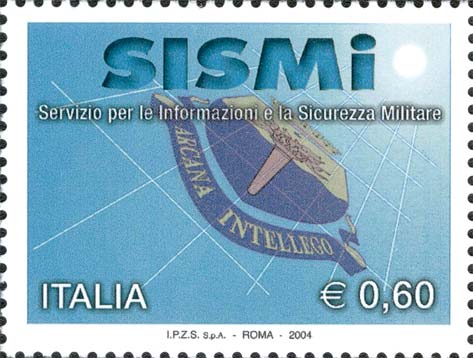 Francobollo Stemma del Sismi -  2004