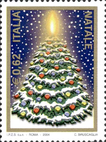 Francobollo Albero di Natale -  2004