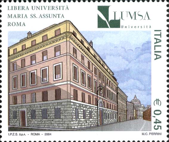 Francobollo Università Lumsa -  2004