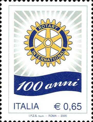 Francobollo Simbolo del Rotary International -  2005