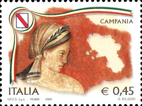 Francobollo Campania -  2005