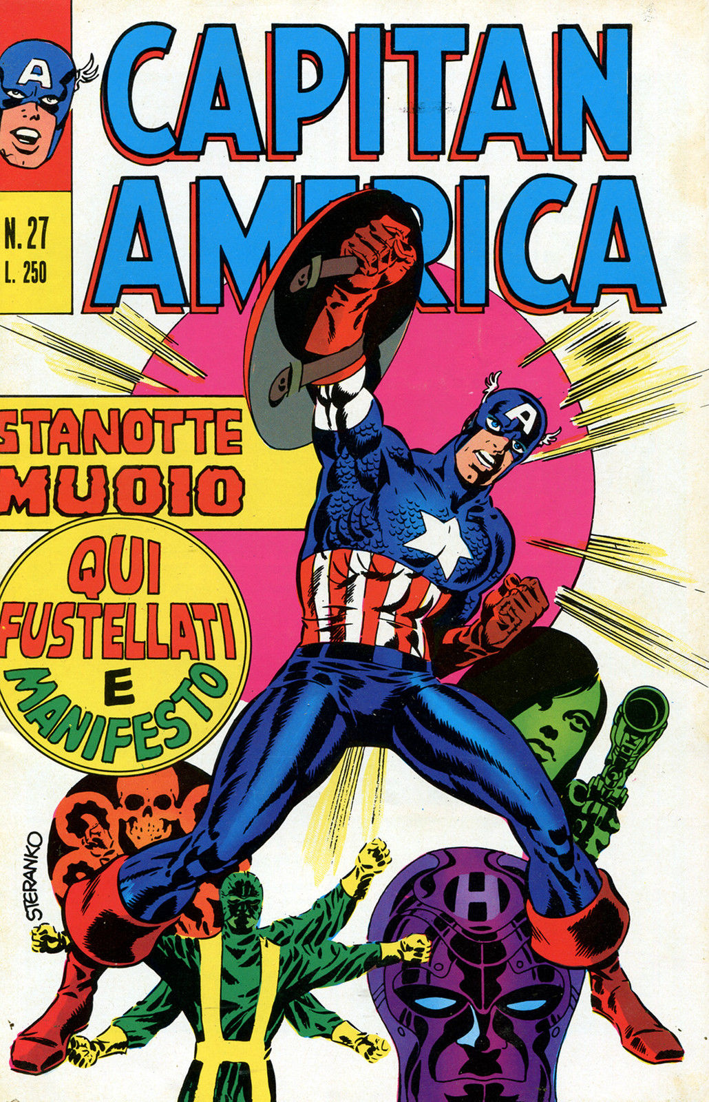 Fumetto Capitan America -  1974