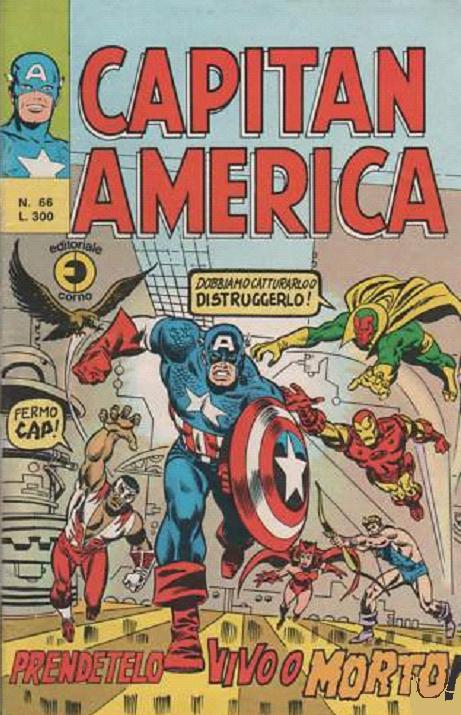Fumetto Capitan America -  1975