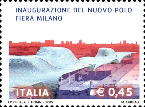 Francobollo Nuovo Polo della Fiera di Milano -  2005