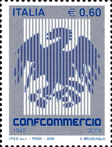 Francobollo Logo della Confcommercio -  2005