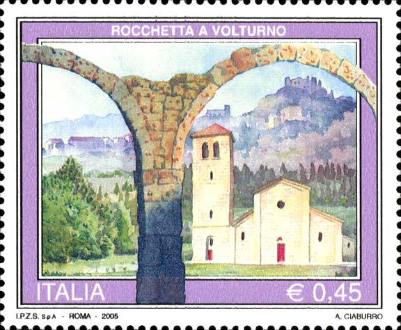 Francobollo Rocchetta a Volturno -  2005