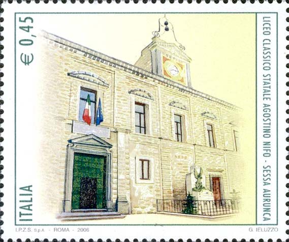 Francobollo Liceo Classico A.Nifo -  2006