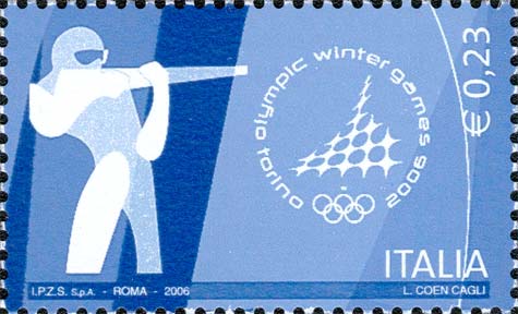Francobollo Biathlon -  2006