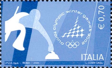 Francobollo Curling -  2006