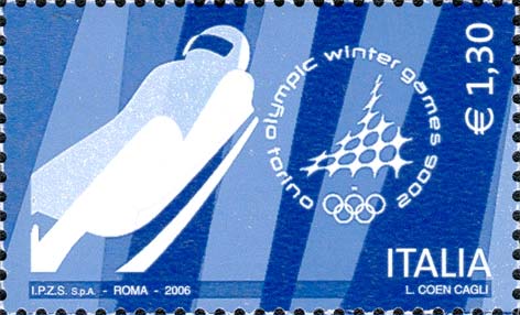 Francobollo Slittino -  2006