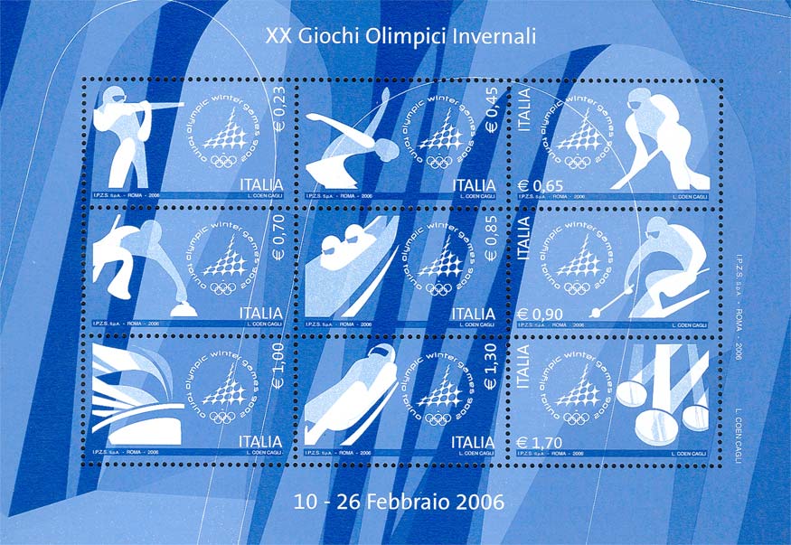 Francobollo Discipline Olimpiche -  2006